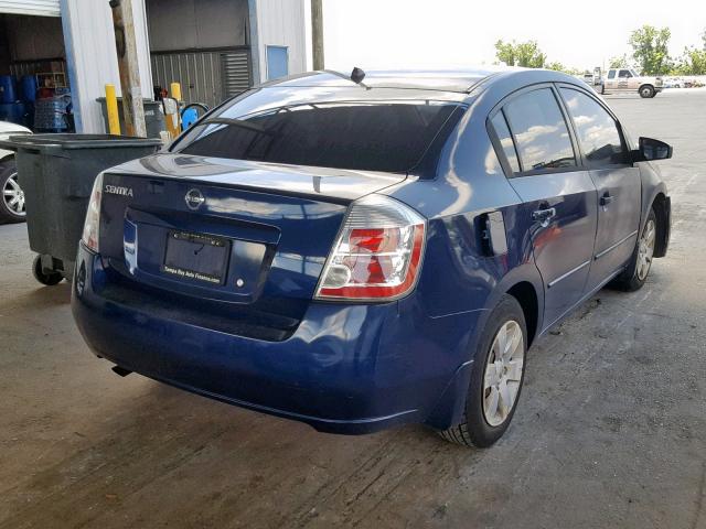 3N1AB61E99L617721 - 2009 NISSAN SENTRA 2.0 BLUE photo 4