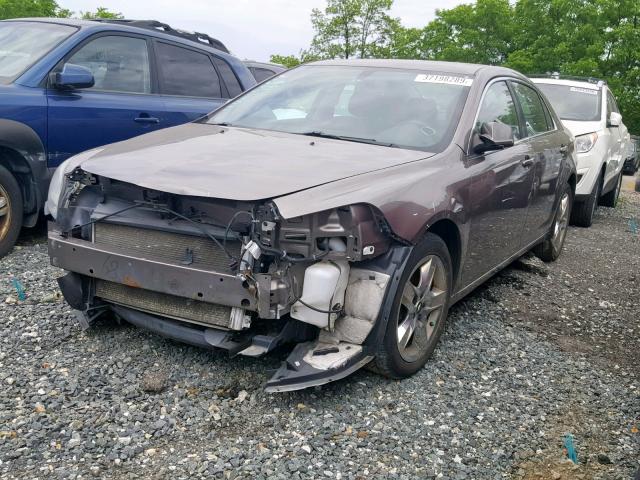 1G1ZC5EB7AF158185 - 2010 CHEVROLET MALIBU 1LT 棕色 照片 2
