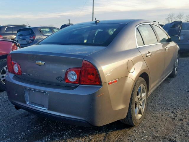 1G1ZC5EB7AF158185 - 2010 CHEVROLET MALIBU 1LT 棕色 照片 4