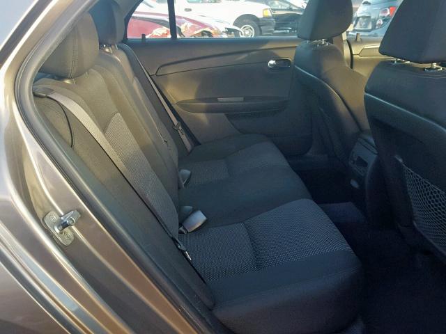 1G1ZC5EB7AF158185 - 2010 CHEVROLET MALIBU 1LT 棕色 照片 6