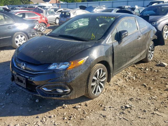 2HGFG3B08FH518836 - 2015 HONDA CIVIC EXL BLACK photo 2