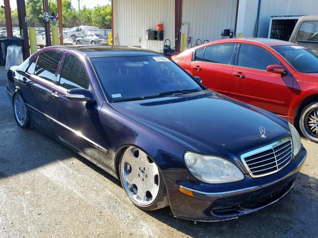 WDBNG83J13A342347 - 2003 MERCEDES-BENZ S 430 4MAT PURPLE photo 1