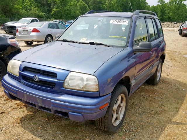 2S3TD52V7X6102261 - 1999 SUZUKI VITARA JX PURPLE photo 2