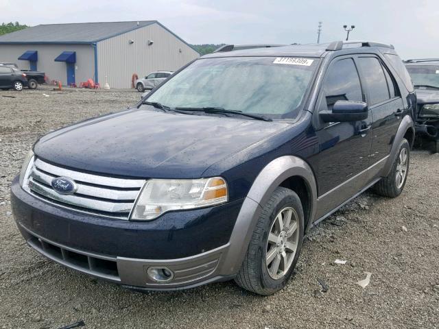 1FMDK02WX8GA29324 - 2008 FORD TAURUS X S BLUE photo 2