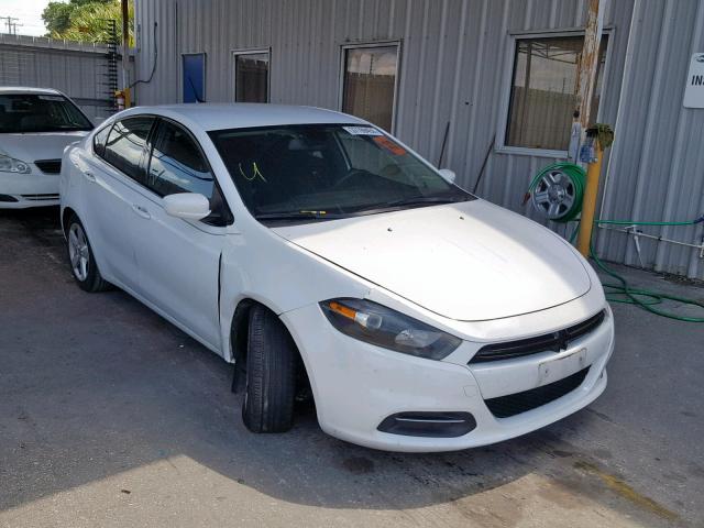 1C3CDFBBXFD265288 - 2015 DODGE DART SXT WHITE photo 1