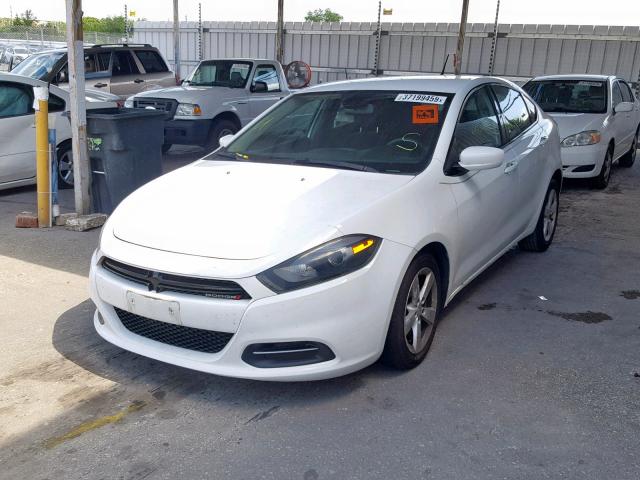 1C3CDFBBXFD265288 - 2015 DODGE DART SXT WHITE photo 2