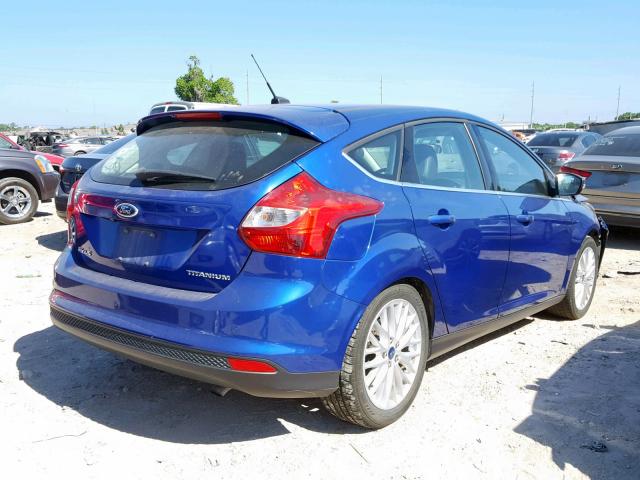 1FADP3N21DL132350 - 2013 FORD FOCUS TITA BLUE photo 4