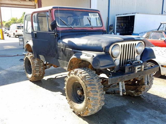 1JCCM87E8FT153393 - 1985 JEEP JEEP CJ7 BLACK photo 1