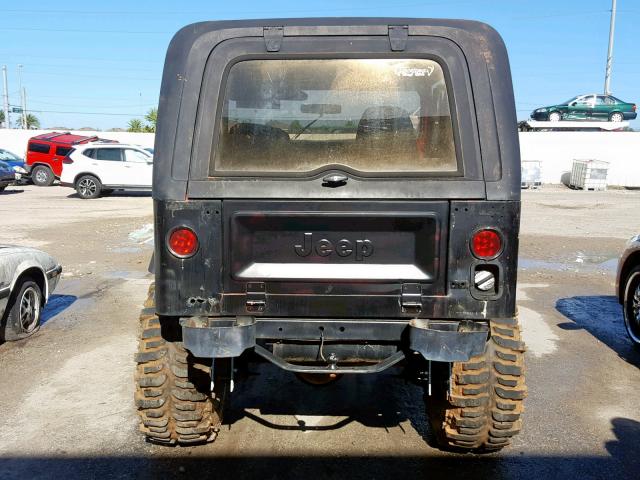 1JCCM87E8FT153393 - 1985 JEEP JEEP CJ7 BLACK photo 10