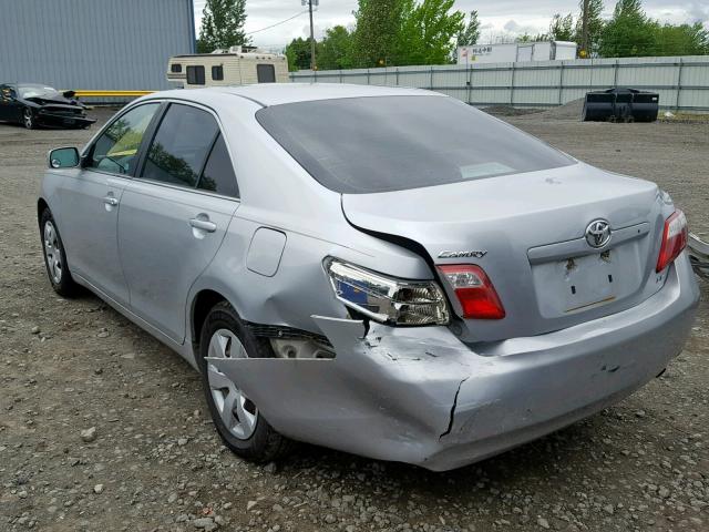 4T1BE46K47U149052 - 2007 TOYOTA CAMRY NEW SILVER photo 3