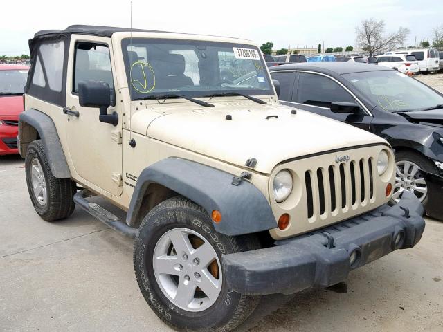 1J4AA2D14BL544514 - 2011 JEEP WRANGLER S ბეჟი ფოტო 1