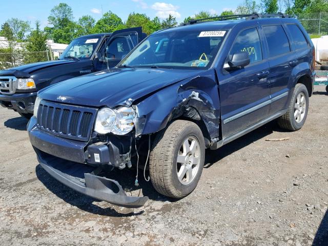 1J8GR48KX9C536914 - 2009 JEEP GRAND CHER BLUE photo 2