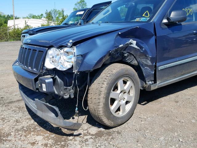 1J8GR48KX9C536914 - 2009 JEEP GRAND CHER BLUE photo 9