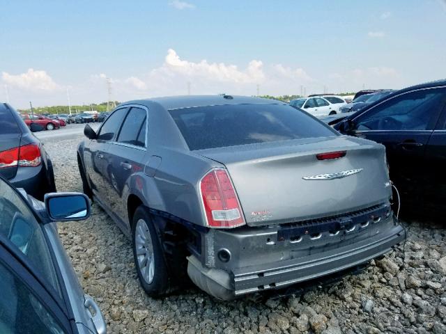 2C3CCAAG6EH345627 - 2014 CHRYSLER 300 GRAY photo 3