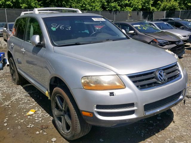 WVGMM77L45D019306 - 2005 VOLKSWAGEN TOUAREG 4. SILVER photo 9