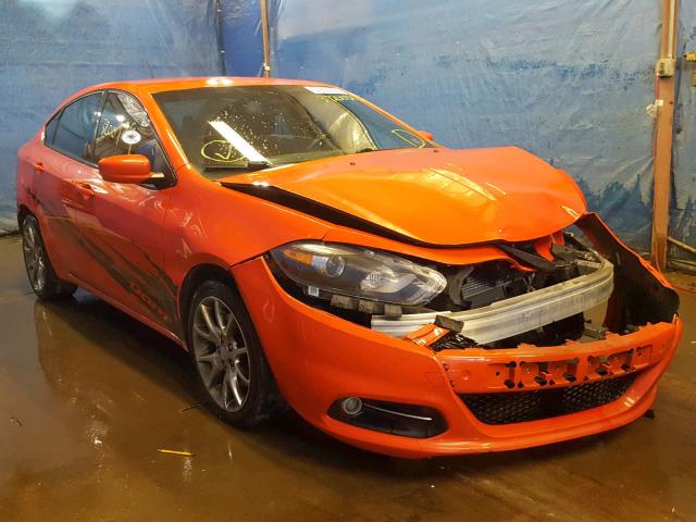 1C3CDFBBXFD224434 - 2015 DODGE DART SXT ORANGE photo 1