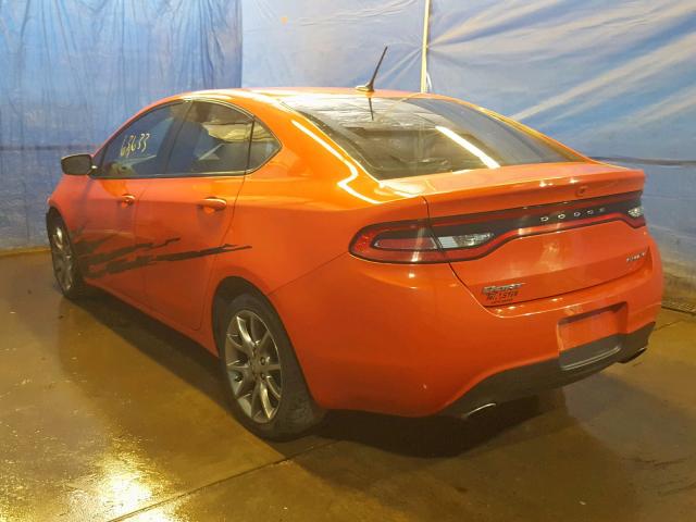 1C3CDFBBXFD224434 - 2015 DODGE DART SXT ORANGE photo 3