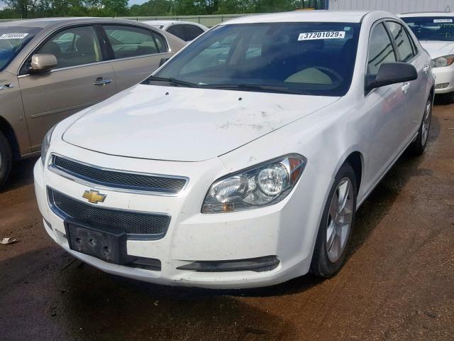 1G1ZA5EU5CF262524 - 2012 CHEVROLET MALIBU LS WHITE photo 2