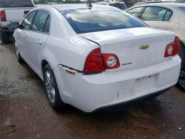 1G1ZA5EU5CF262524 - 2012 CHEVROLET MALIBU LS WHITE photo 3