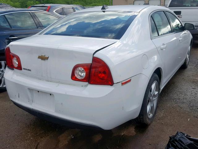 1G1ZA5EU5CF262524 - 2012 CHEVROLET MALIBU LS WHITE photo 4