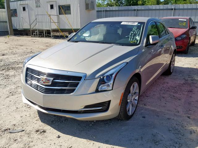 1G6AA5RA2G0105484 - 2016 CADILLAC ATS SILVER photo 2