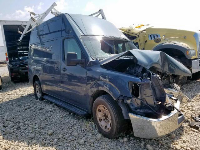 1N6BF0LY5DN106412 - 2013 NISSAN NV 2500 CHARCOAL photo 1