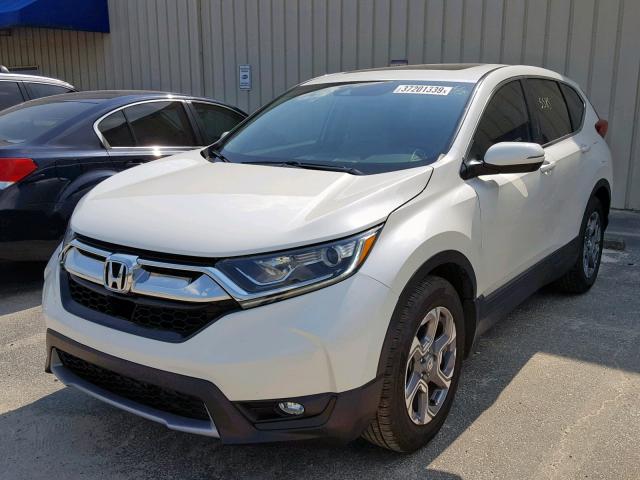 2HKRW1H81JH512344 - 2018 HONDA CR-V EXL WHITE photo 2