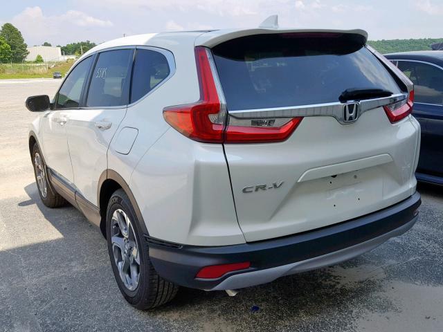 2HKRW1H81JH512344 - 2018 HONDA CR-V EXL WHITE photo 3