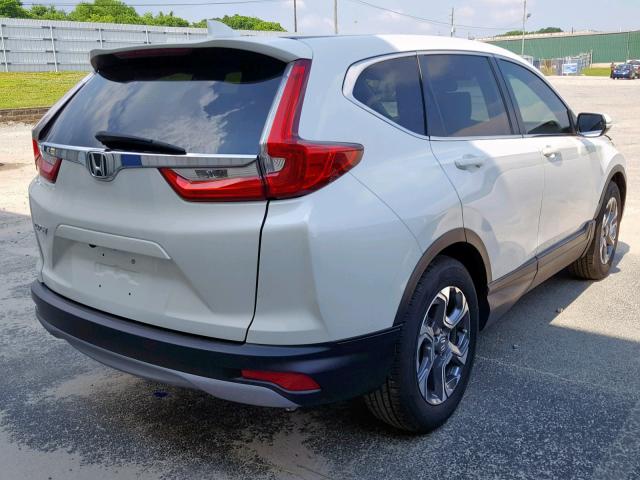 2HKRW1H81JH512344 - 2018 HONDA CR-V EXL WHITE photo 4