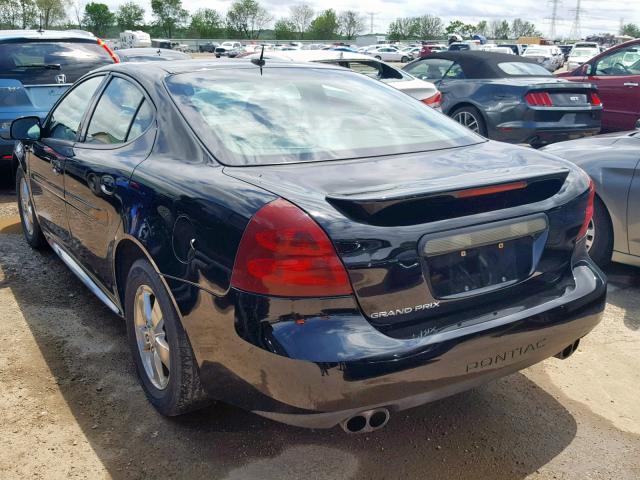 2G2WP582581100009 - 2008 PONTIAC GRAND PRIX BLACK photo 3