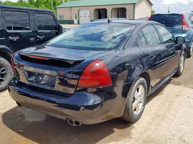 2G2WP582581100009 - 2008 PONTIAC GRAND PRIX BLACK photo 4