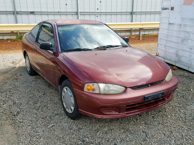 JA3AY11A5YU019656 - 2000 MITSUBISHI MIRAGE DE MAROON photo 1