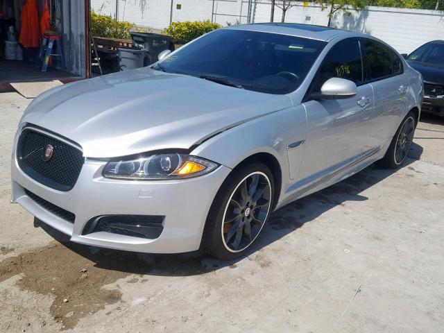 SAJWJ0FF2F8U70237 - 2015 JAGUAR XF 3.0 SPO SILVER photo 2