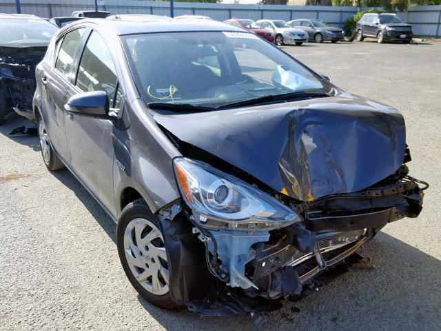 JTDKDTB34F1102099 - 2015 TOYOTA PRIUS C SILVER photo 1