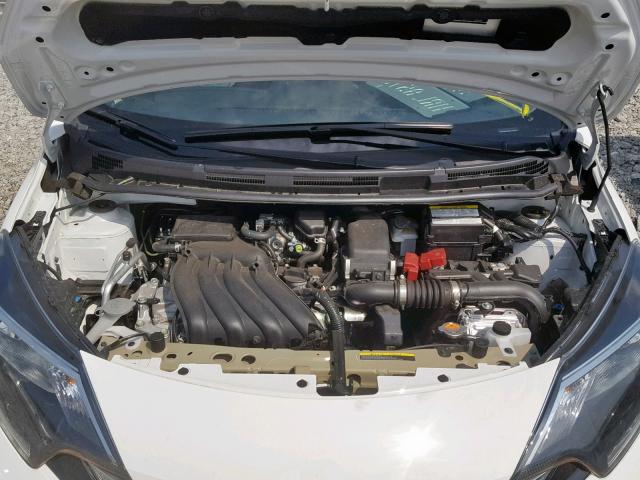 3N1CE2CPXKL358802 - 2019 NISSAN VERSA NOTE WHITE photo 7