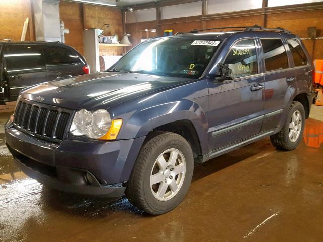 1J8GR48K88C244824 - 2008 JEEP GRAND CHER BLUE photo 2