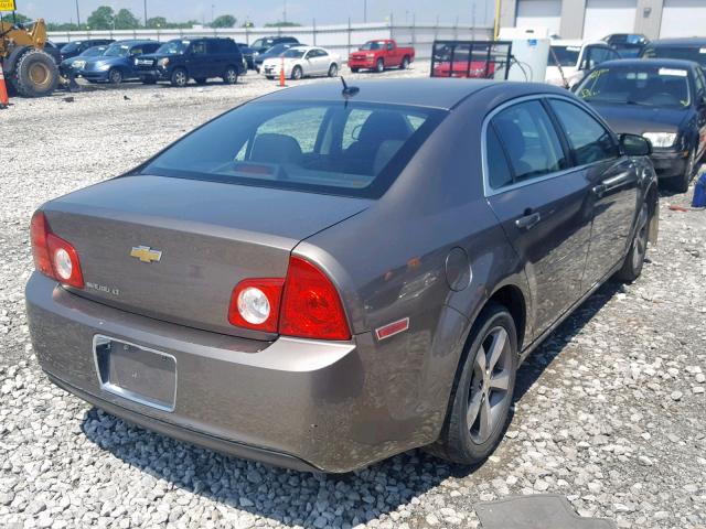 1G1ZC5E17BF106564 - 2011 CHEVROLET MALIBU 1LT BROWN photo 4