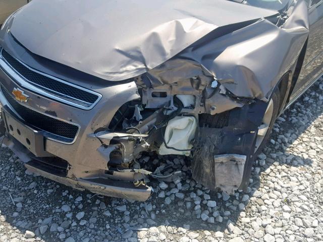 1G1ZC5E17BF106564 - 2011 CHEVROLET MALIBU 1LT BROWN photo 9