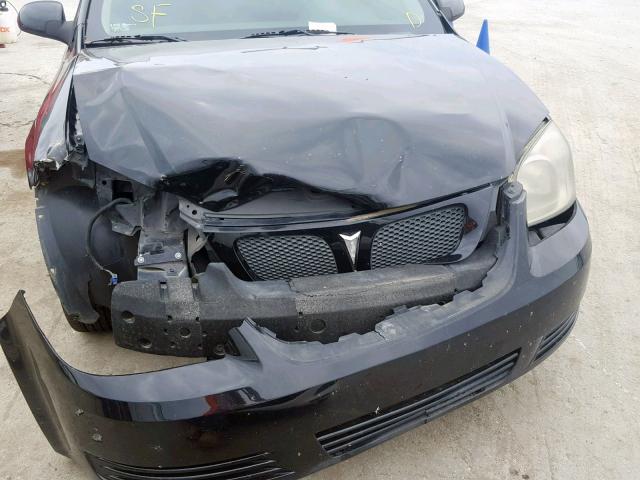 1G2AL18H897270565 - 2009 PONTIAC G5 BLACK photo 7