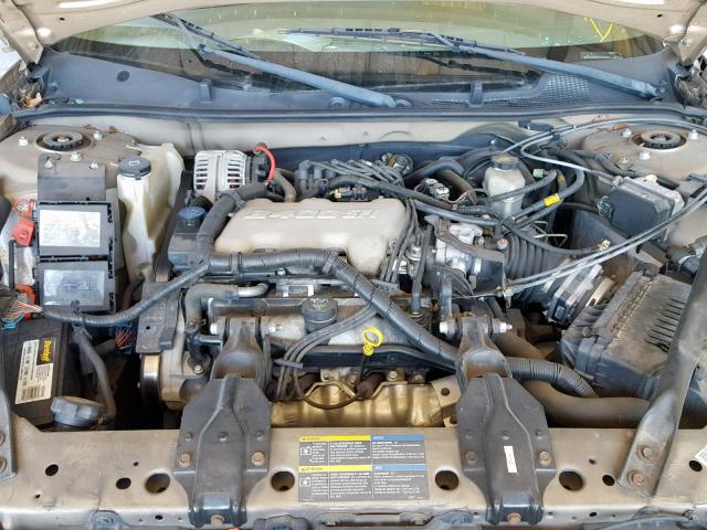 2G1WF52E759141667 - 2005 CHEVROLET IMPALA GOLD photo 7