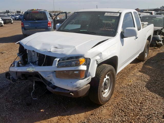 1GCESBFE3C8169952 - 2012 CHEVROLET COLORADO WHITE photo 2