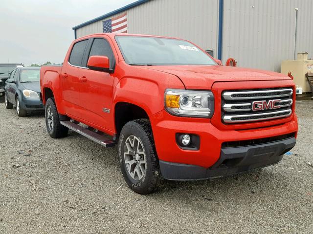 1GTG6BE33F1143331 - 2015 GMC CANYON SLE RED photo 1