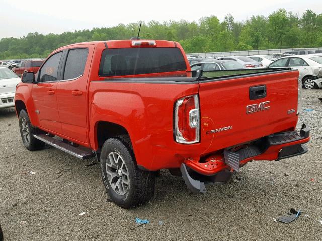 1GTG6BE33F1143331 - 2015 GMC CANYON SLE RED photo 3