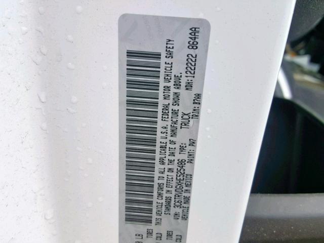 3C6TRVDGXHE525486 - 2017 RAM PROMASTER 白色 照片 10