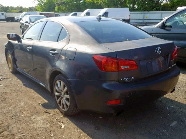 JTHCK262785022117 - 2008 LEXUS IS 250 BLACK photo 3