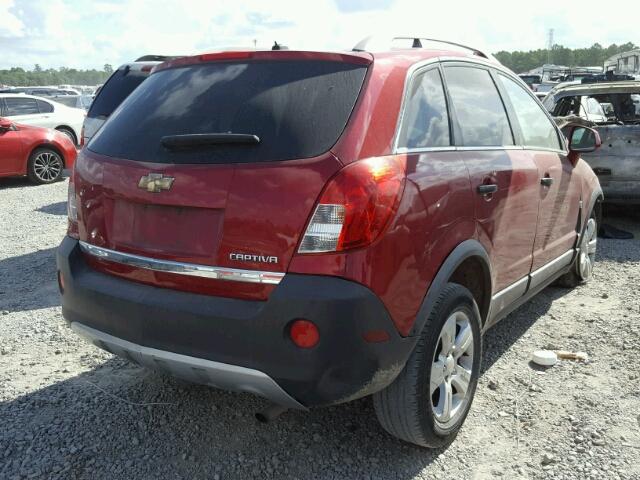 3GNAL2EK3ES647209 - 2014 CHEVROLET CAPTIVA LS RED photo 4