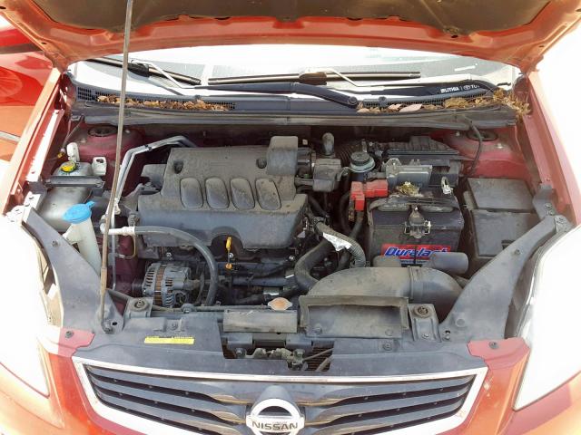 3N1AB6AP9CL748141 - 2012 NISSAN SENTRA 2.0 RED photo 7