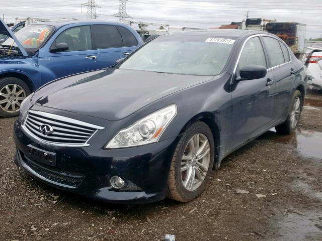 JN1CV6AR5BM402559 - 2011 INFINITI G37 BLACK photo 2