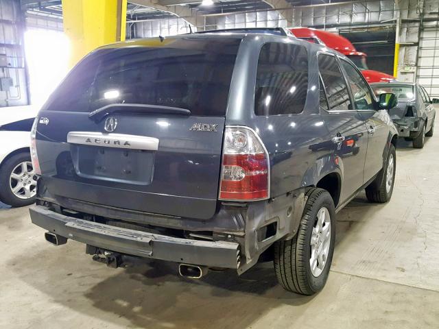 2HNYD18865H519803 - 2005 ACURA MDX TOURIN BLUE photo 4