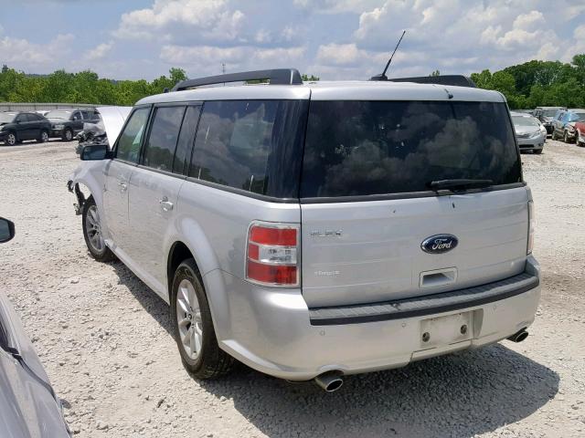 2FMGK5B80EBD32479 - 2014 FORD FLEX SE SILVER photo 3